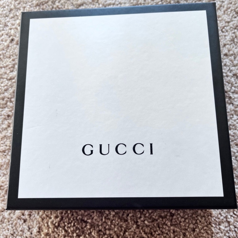 Gucci White and Black Box Gucci authentic gift box only